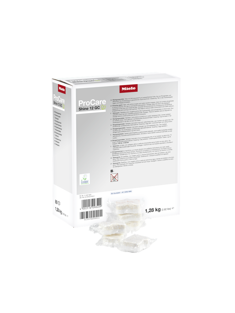 ProCare Shine 12 GC - 80 Tabs Reiniger-Tabs, 80 Stück mit EU Ecolabel