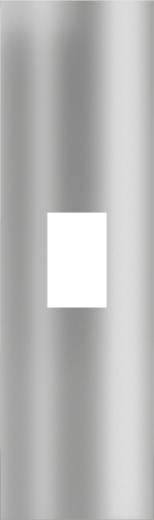 KFP 2445 ed/cs Edelstahl-Front