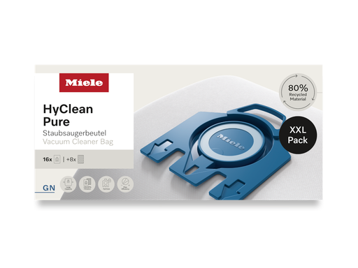 [12498250] Miele HyClean Pure Staubsaugerbeutel GN XXL Pack